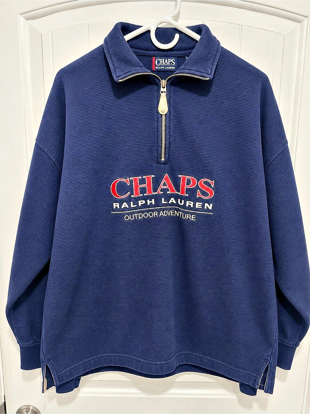 Vintage Chaps Ralph Lauren Outdoor Adventure Quarter Zip Pullover Men’s L